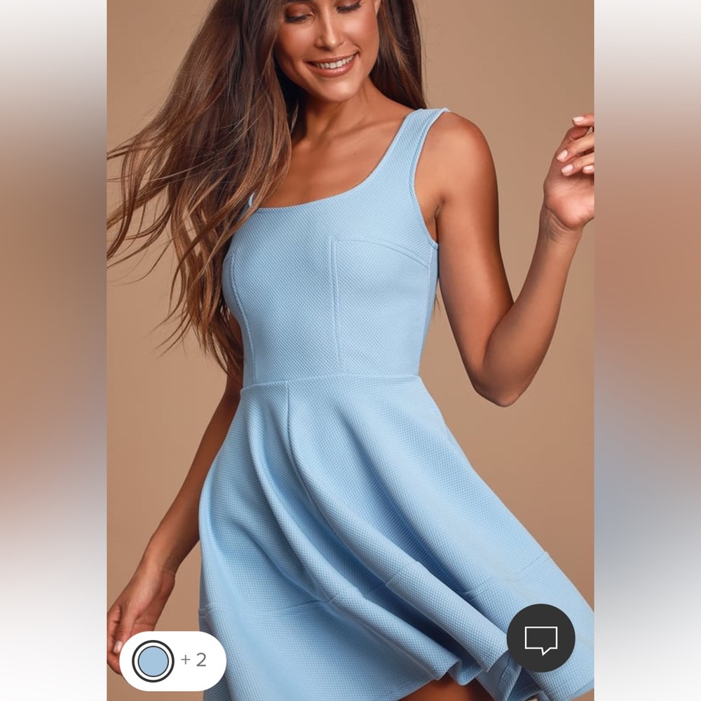 Lulu’s periwinkle Dress - Picture 2 of 5